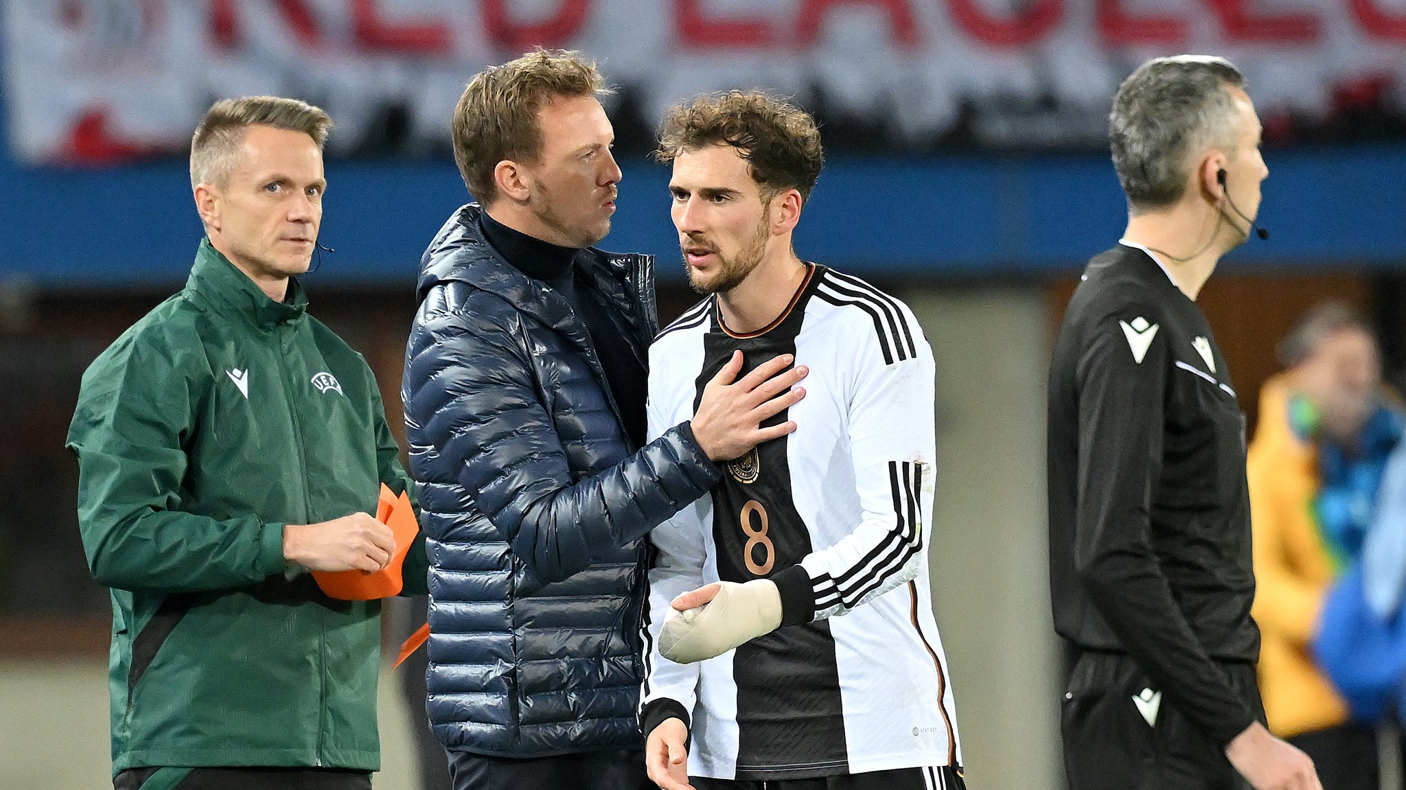 Julian Nagelsmann und Leon Goretzka 