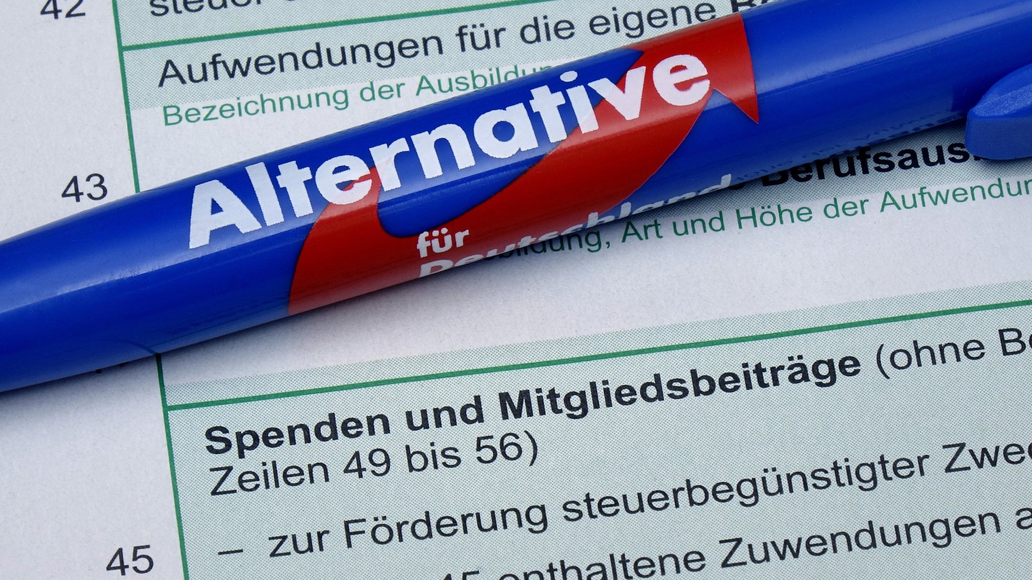 Die AfD hat der Bundestagsverwaltung eine neue Parteispende von rund 2,35 Millionen Euro gemeldet.