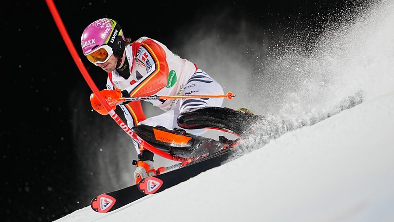 29.01.2025, Österreich, Schladming: Ski alpin, Weltcup, Slalom, Herren, Linus Strasser aus Deutschland in Aktion. | Bild: dpa-Bildfunk/Georg Hochmuth 29.01.2025, Österreich, Schladming: Ski alpin, Weltcup, Slalom, Herren, Linus Strasser aus Deutschland in Aktion.