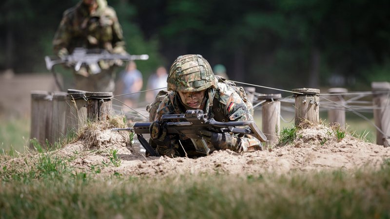 Soldaten bei einer Übung | Bild: BR Soldaten bei einer Übung
