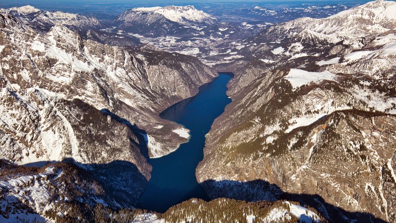 Archivbild: Königssee im Winter | Bild: picture alliance / blickwinkel/Luftbild Bertram | LUFTBILDVERLAG HANS BERTRAM GMBH Archivbild: Königssee im Winter
