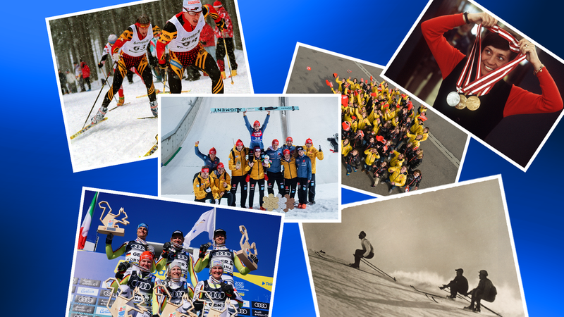 Collage aus 120 Jahren DSV | Bild: BR-Montage aus pa/dpa Collage aus 120 Jahren DSV