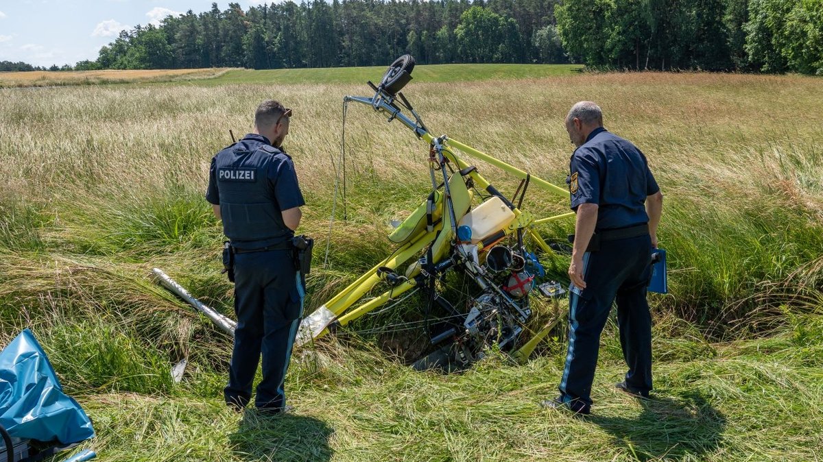 Drachentrike abgestürzt: Pilot verletzt