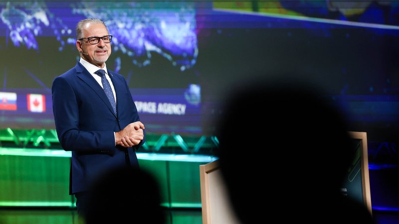 Josef Aschbacher, Generaldirektor der Europäischen Weltraumorganisation (ESA), bei einem Vortrag diese Woche in Wien. | Bild: pa/ZUMAPRESS.com | Bianca Otero Josef Aschbacher, Generaldirektor der Europäischen Weltraumorganisation (ESA), bei einem Vortrag diese Woche in Wien.