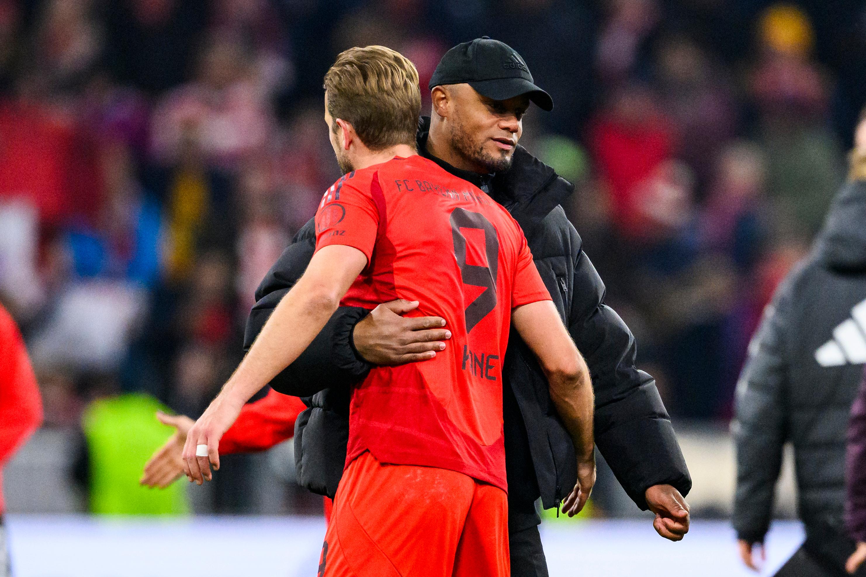 Harry Kane und Vincent Kompany 