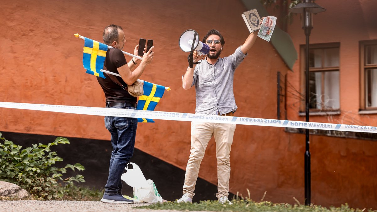Heftige Proteste nach Koran-Verbrennung in Stockholm