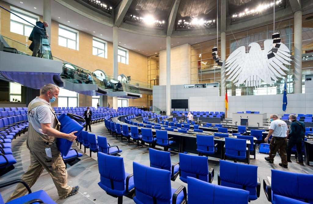 Umbau Plenarsaal Bundestag