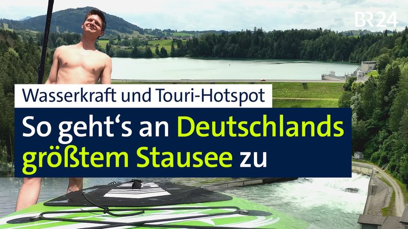 Wasserkraft und Touristen-Hotspot - 70 Jahre Forggensee | Bild: BR Wasserkraft und Touristen-Hotspot - 70 Jahre Forggensee