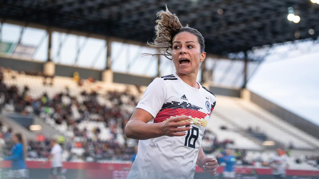 Melanie Leupolz im DFB-Trikot.
