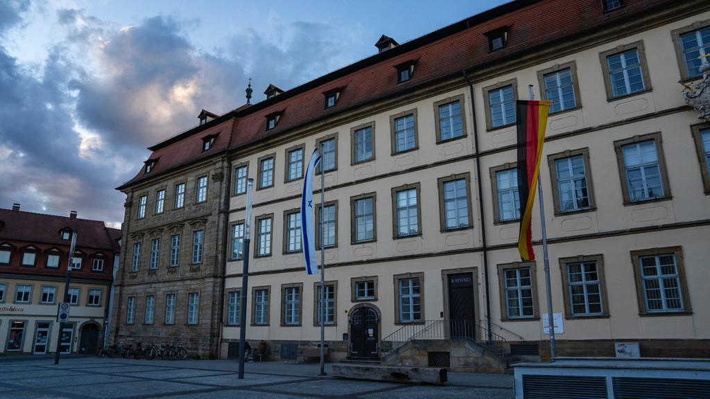 Das Bamberger Rathaus. 