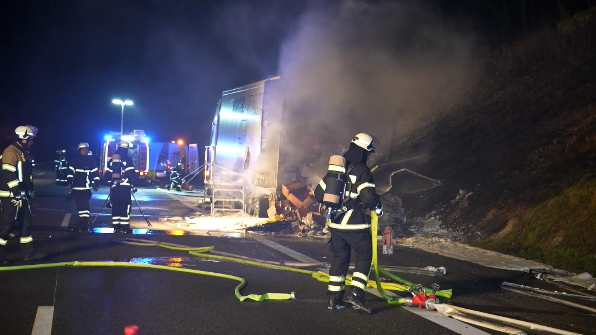 Tödlicher Unfall auf der A9 bei Gredin