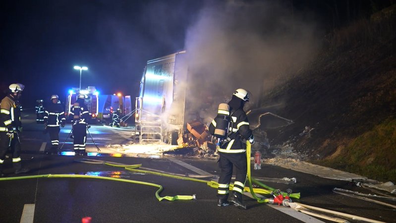 Tödlicher Unfall auf der A9 bei Gredin | Bild: BR 2025 Tödlicher Unfall auf der A9 bei Gredin