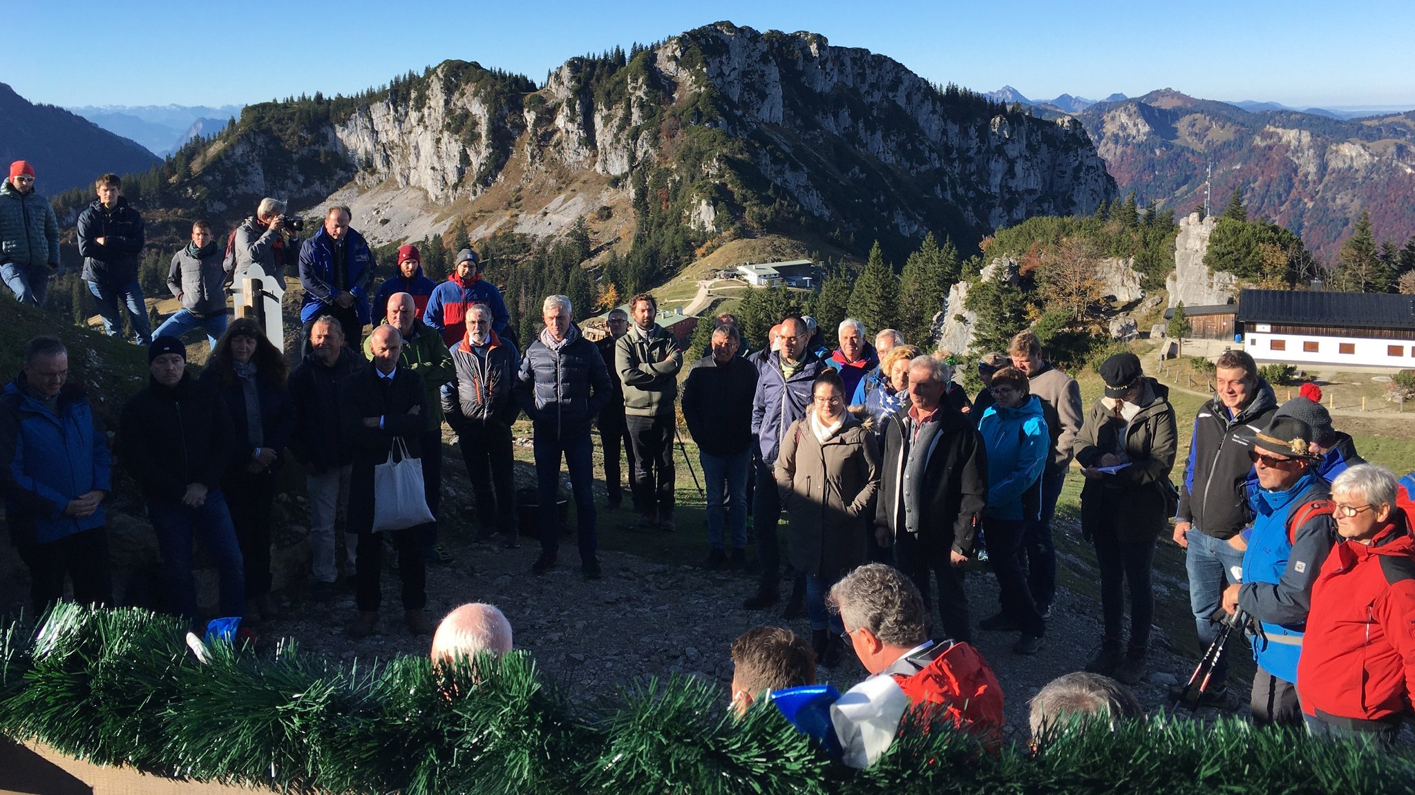 Einweihungsfeier an der Kampenwand