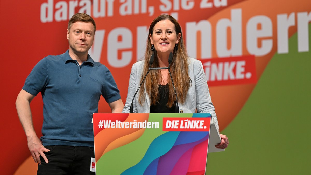 Martin Schirdewan und Janine Wissler, Parteivorsitzende Die Linke