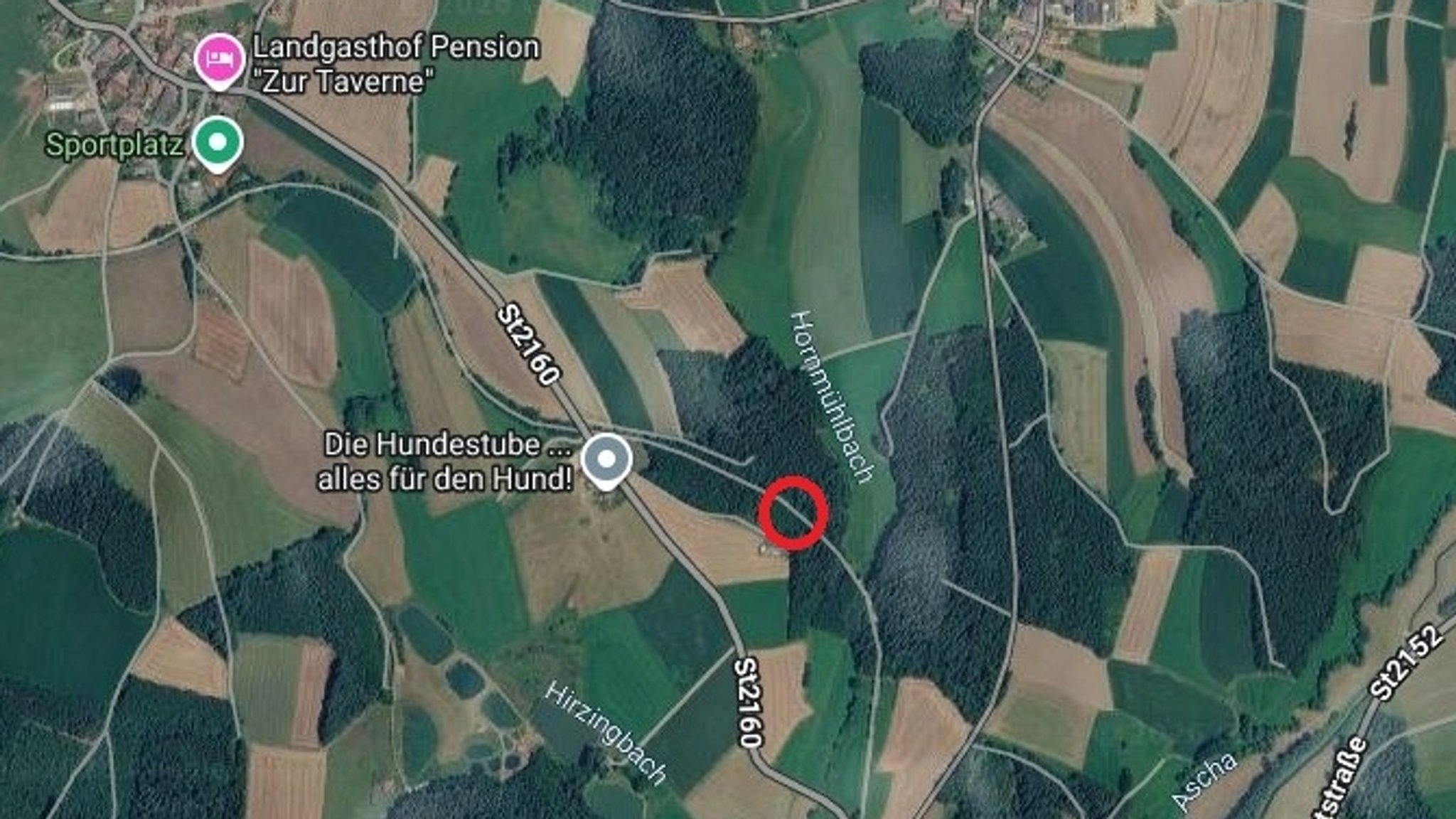 Luftbild Angriffsort | Bild: PP Oberpfalz / Pressestelle Luftbild Angriffsort