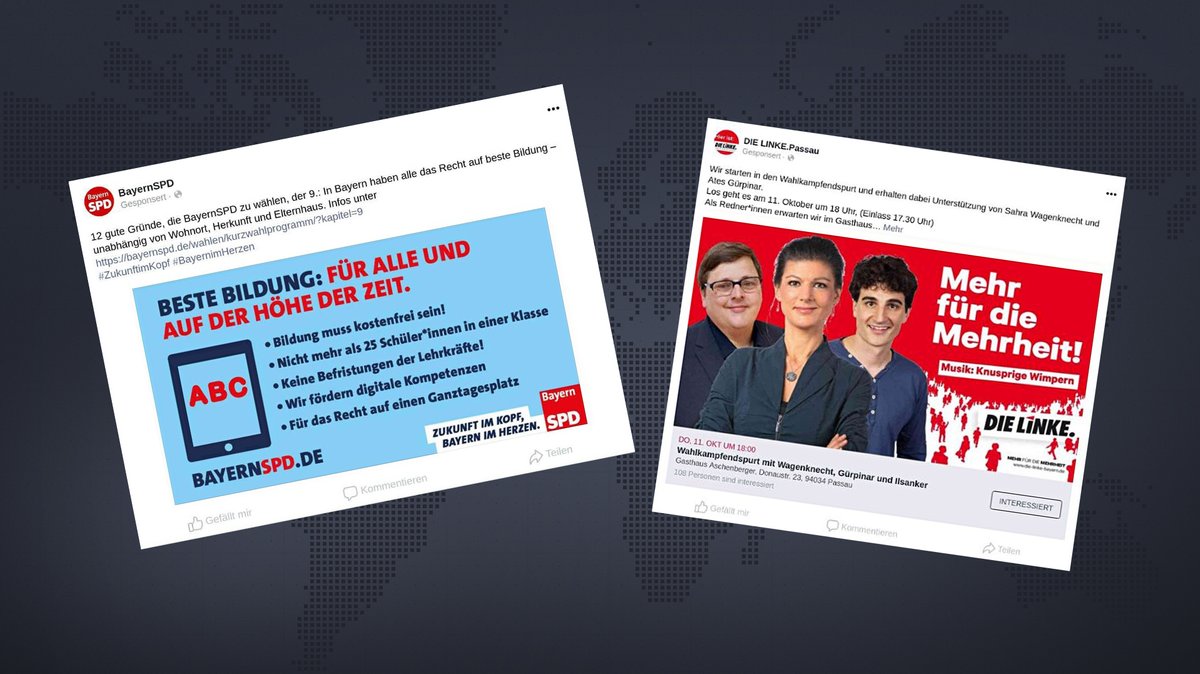 Gesponserte Post der bayerischen SPD und der Linken Passau