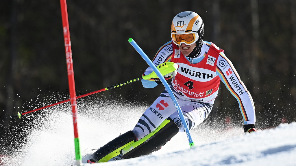 Linus Straßer bei seiner Aufholjagd in Garmisch-Partenkirchen