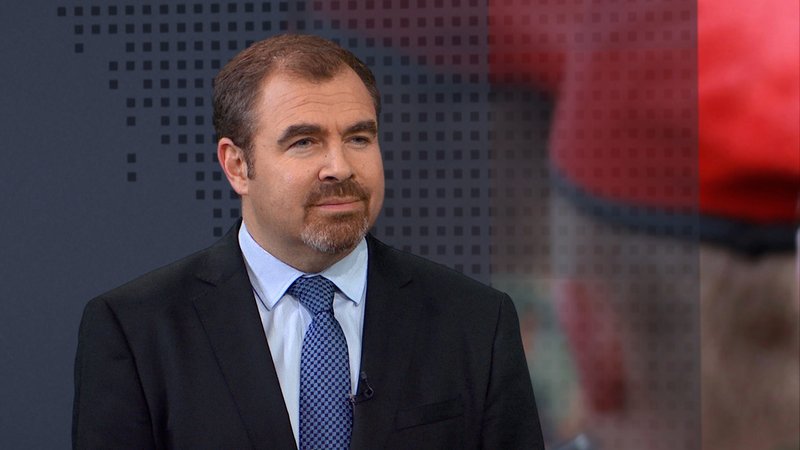 Florian Hahn, verteidigungspolitischer Sprecher der CDU/CSU-Bundestagsfraktion  | Bild: BR Florian Hahn, verteidigungspolitischer Sprecher der CDU/CSU-Bundestagsfraktion