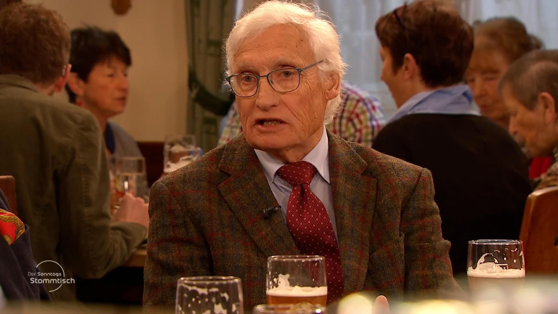 Unternehmer Luitpold Prinz von Bayern am Sonntags-Stammtisch