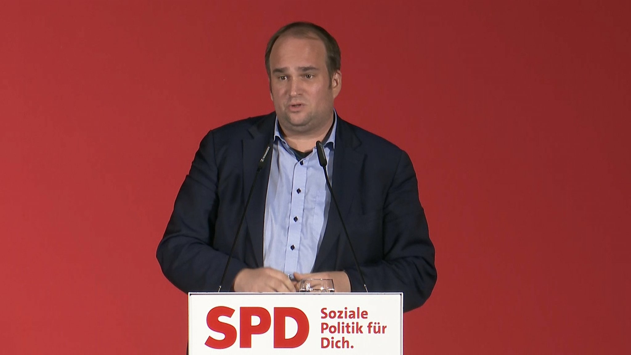 SPD Landesvorsitzender Sebastian Roloff