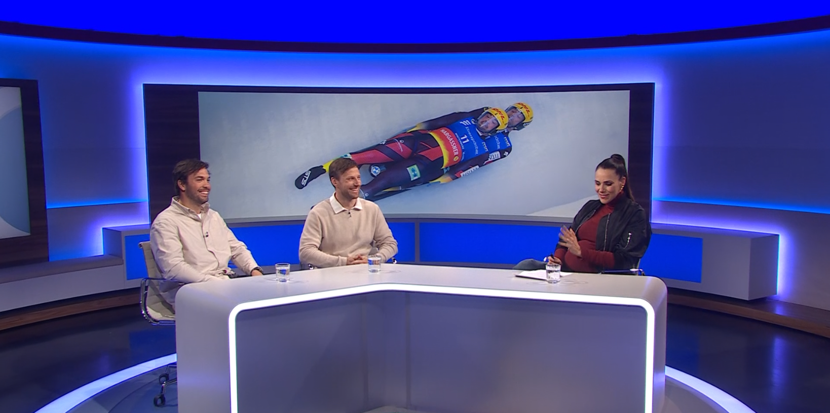 Tobias Wendl und Tobias Arlt bei Blickpunkt Sport 