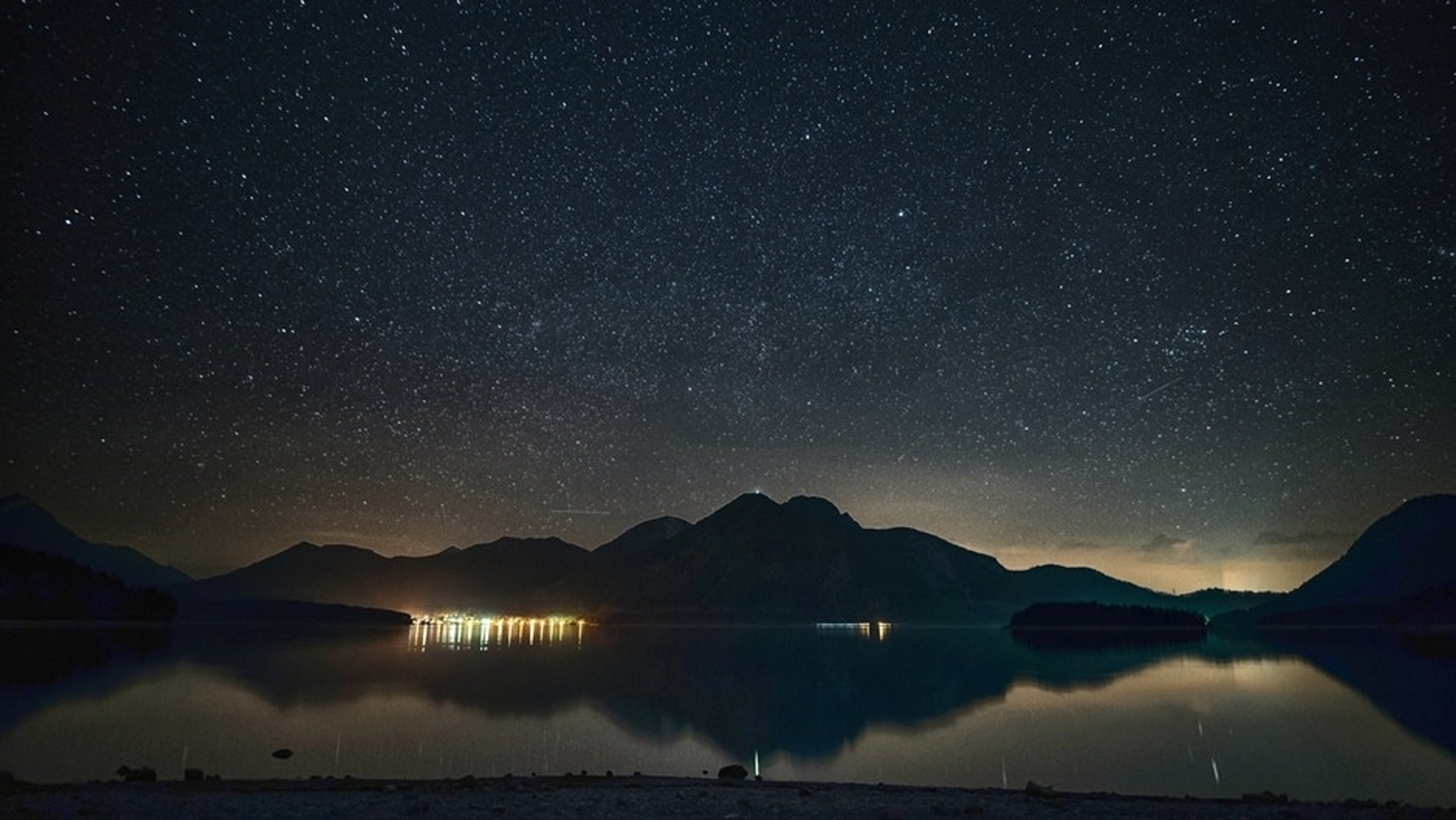 Sternenhimmel in der Winternacht