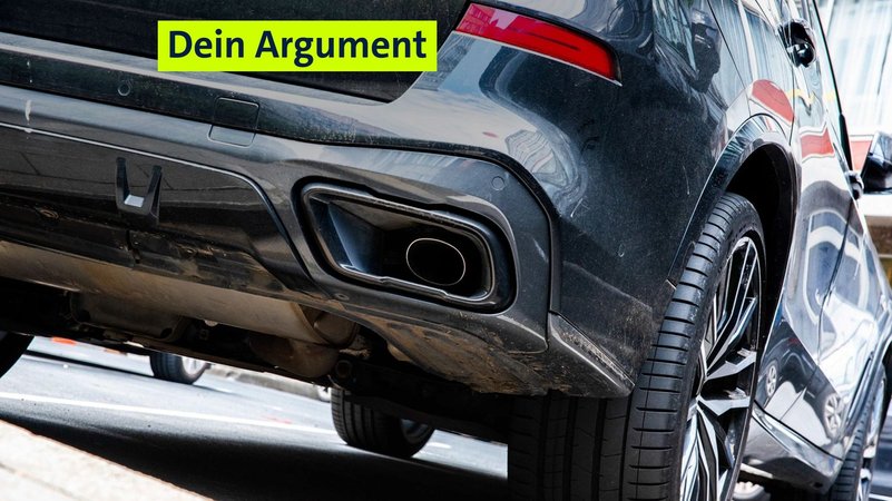 Auspuff eines Autos (Symbolbild) | Bild: dpa-Bildfunk/Alicia Windzio Auspuff eines Autos (Symbolbild)