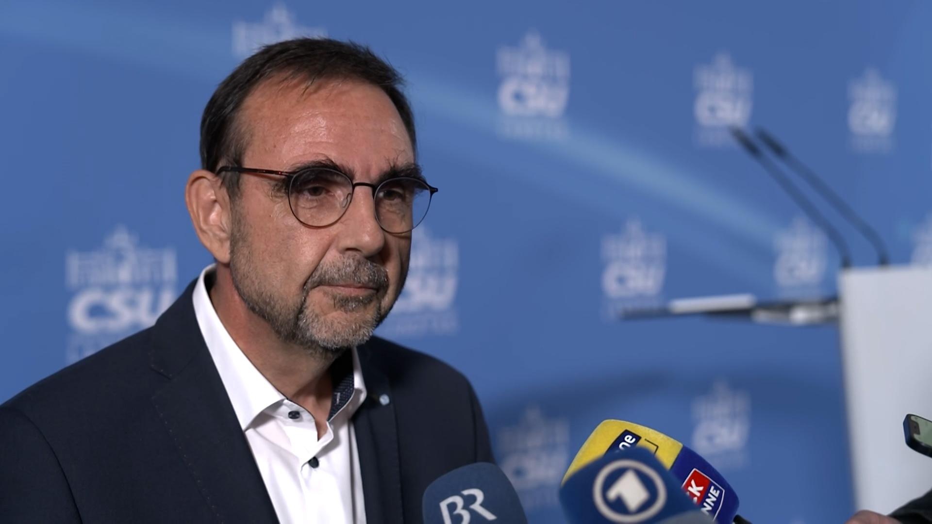 CSU-Fraktionschef Holetschek zur K-Frage