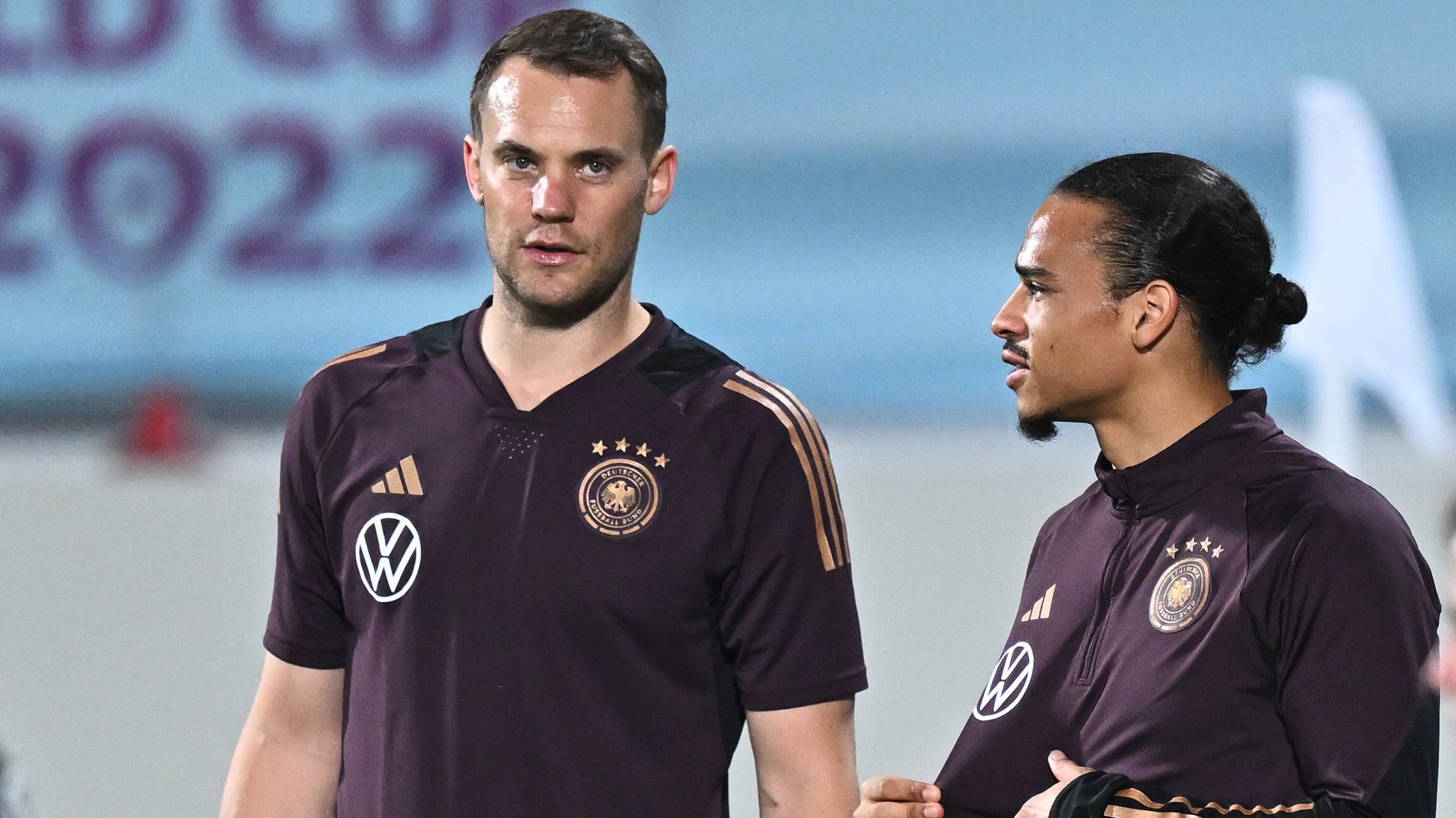 Manuel Neuer und Leroy Sané