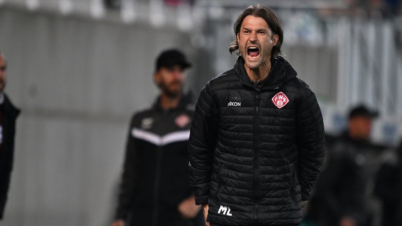 Martin Lanig als Trainer des FC Würzburger Kickers | Bild: picture alliance / Sportfoto Zink / Wolfgang Zink | Sportfoto Zink / Wolfgang Zink Martin Lanig als Trainer des FC Würzburger Kickers