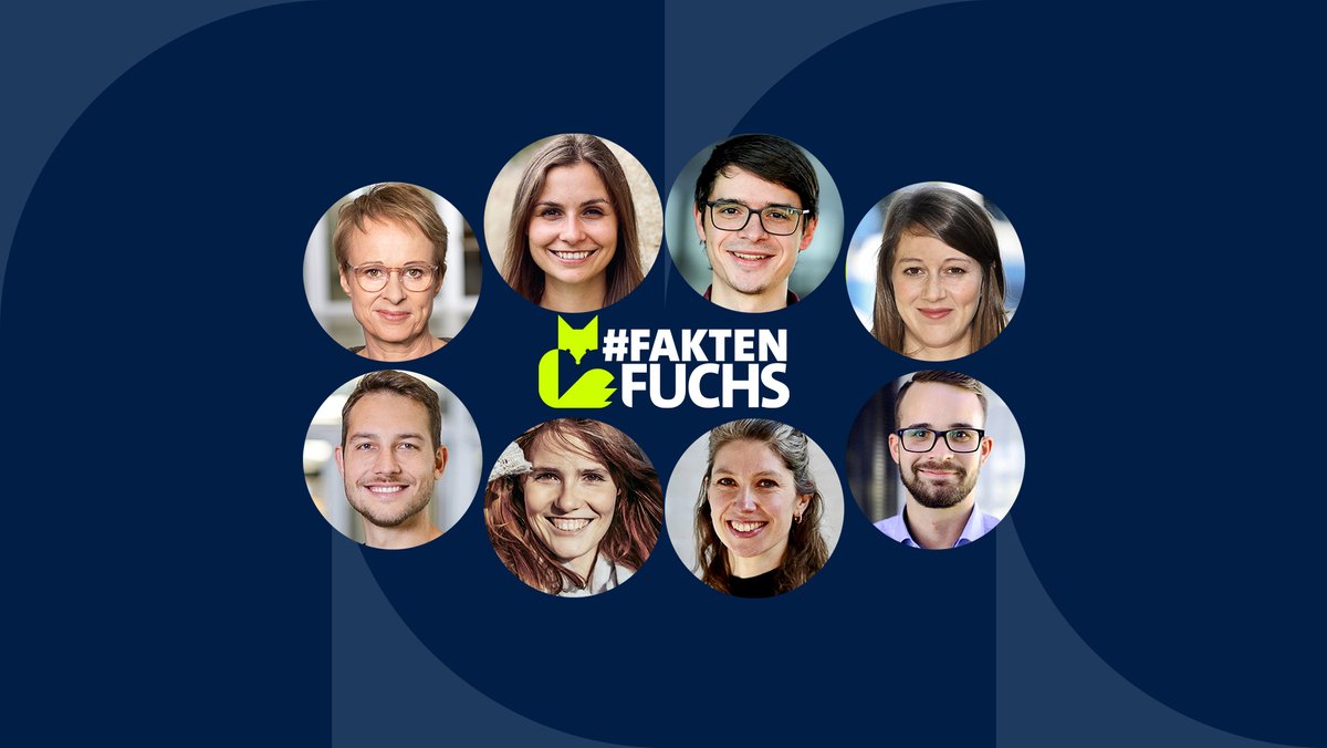 Das aktuelle Team des BR24-#Faktenfuchs