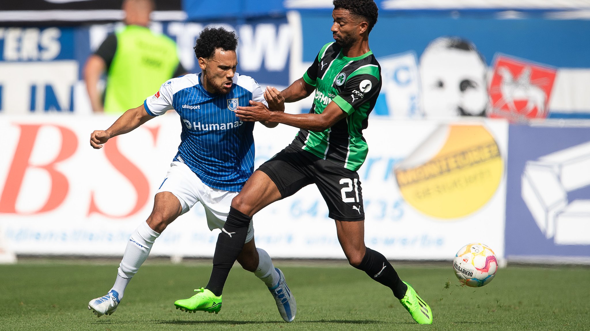 Spielszene 1. FC Magdeburg gegen SpVgg Greuther Fürth