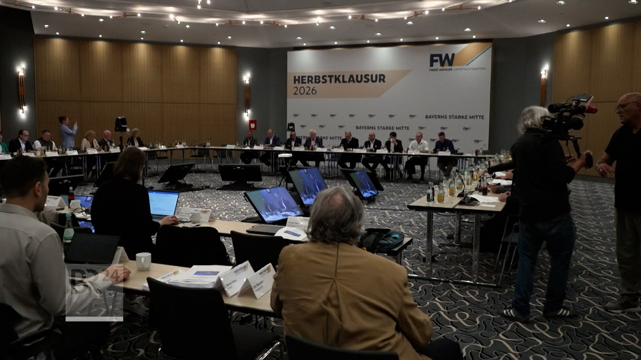 Derzeit treffen sich die Freien Wähler aus dem bayerischen Landtag zur Klausur in Würzburg.