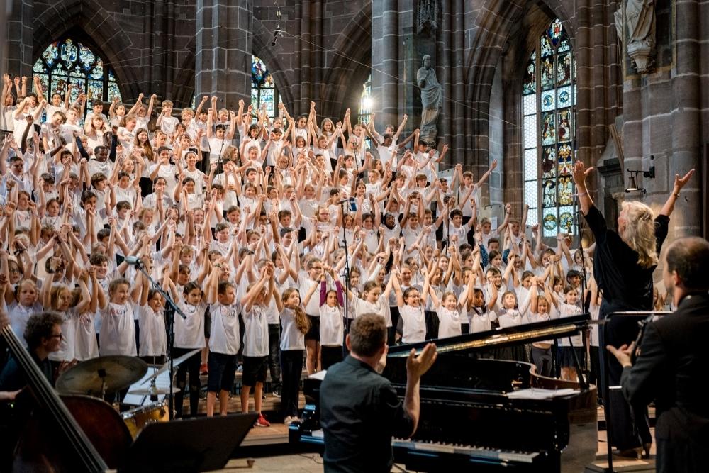 Schülerchor bei SingBeethoven