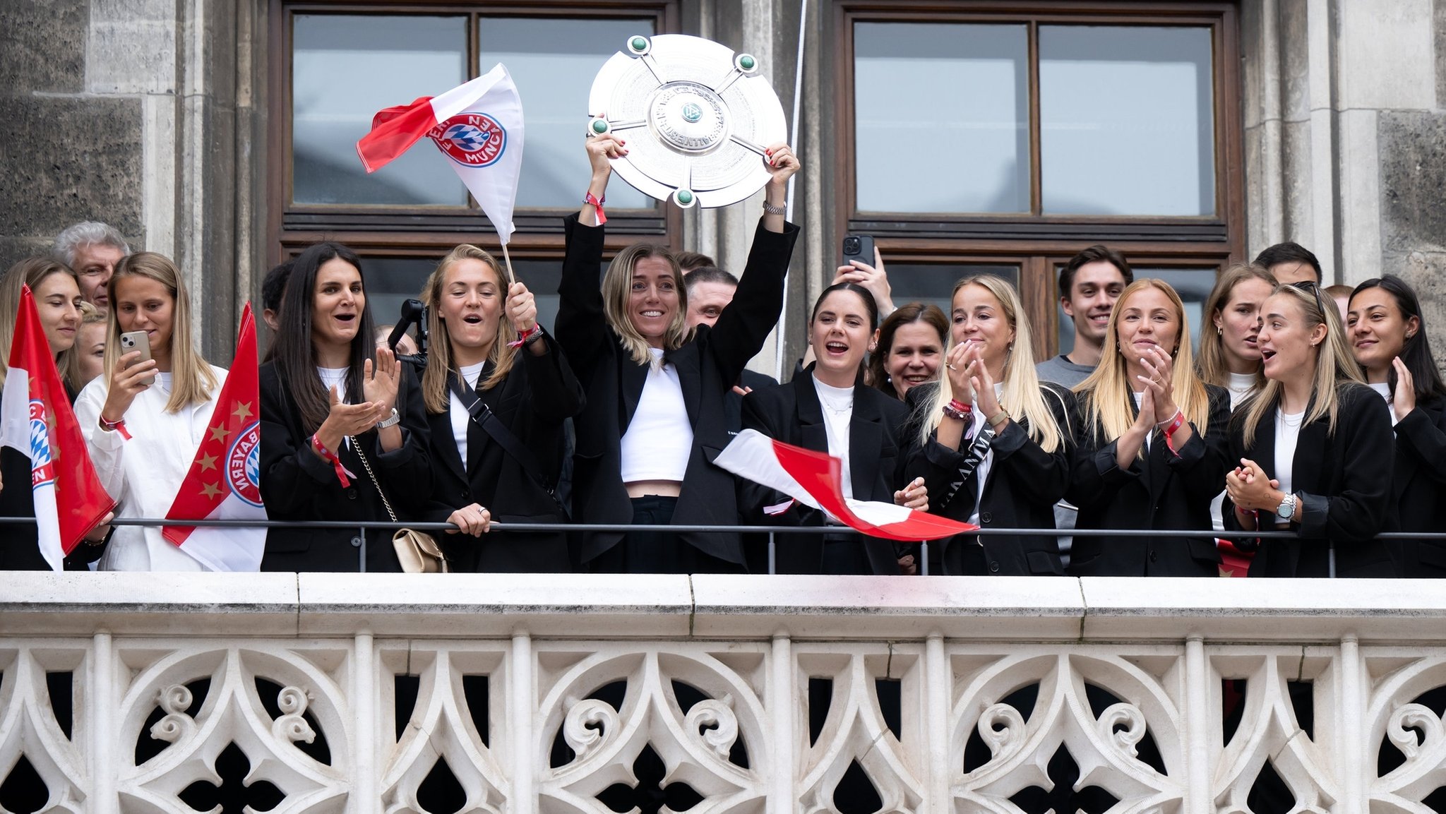 Empfang FC Bayern München im Rathaus