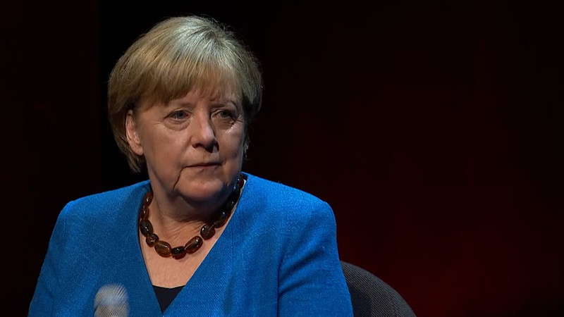 Bundeskanzlerin a.D. Angela Merkel am 07.06.2022 im Berliner Ensemble. | Bild: BR Bundeskanzlerin a.D. Angela Merkel am 07.06.2022 im Berliner Ensemble.