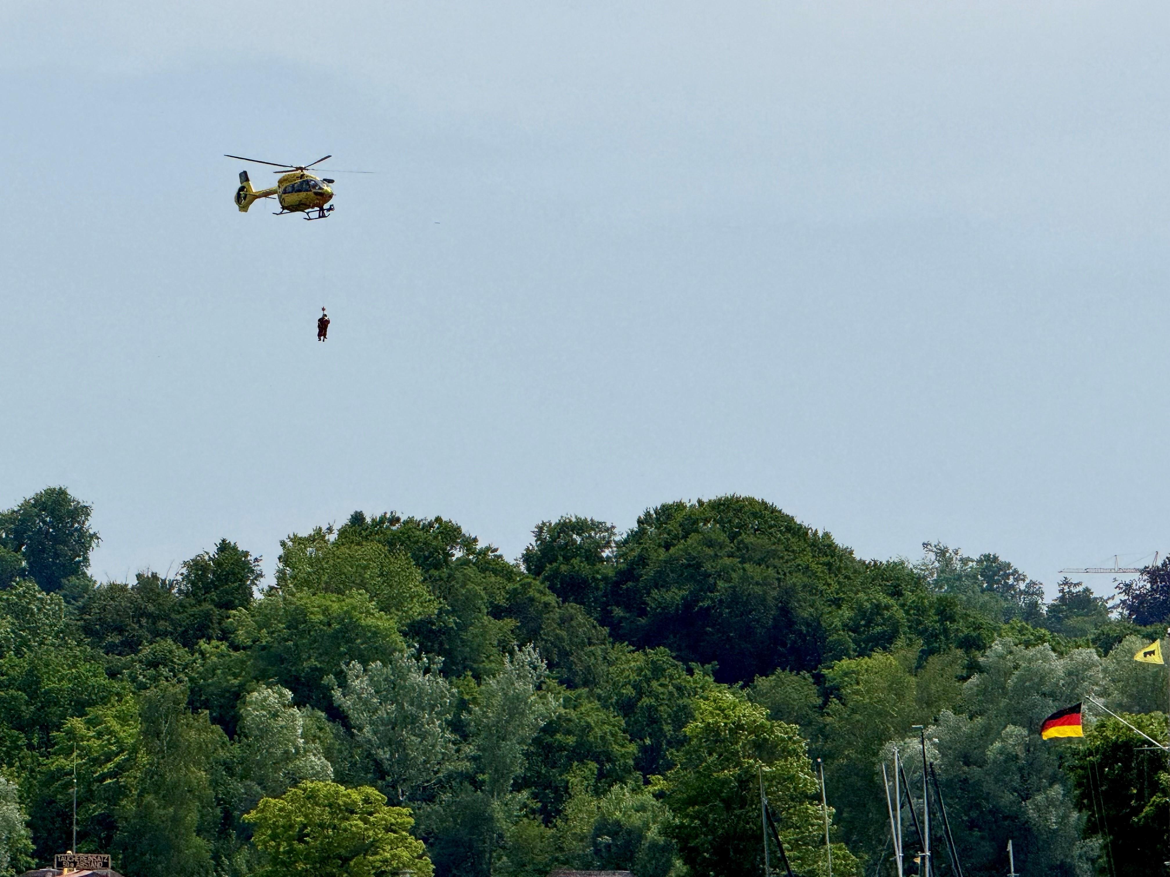 Rettungseinsatz am 15. Juni 2025 am Starnberger See