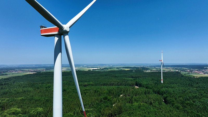 Windräder im Staatswald | Bild: BR Windräder im Staatswald