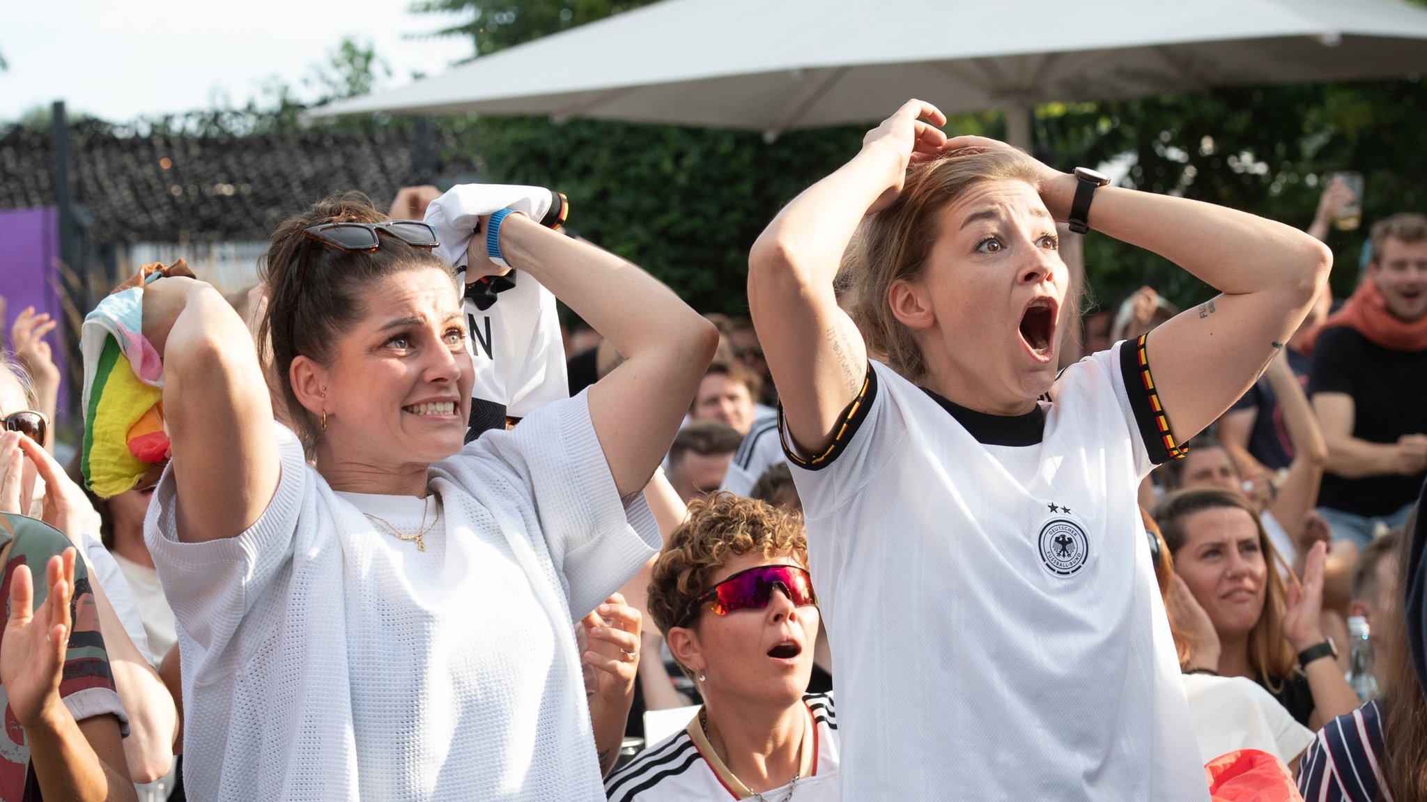 Deutschland-Fans beim Pubic Viewing