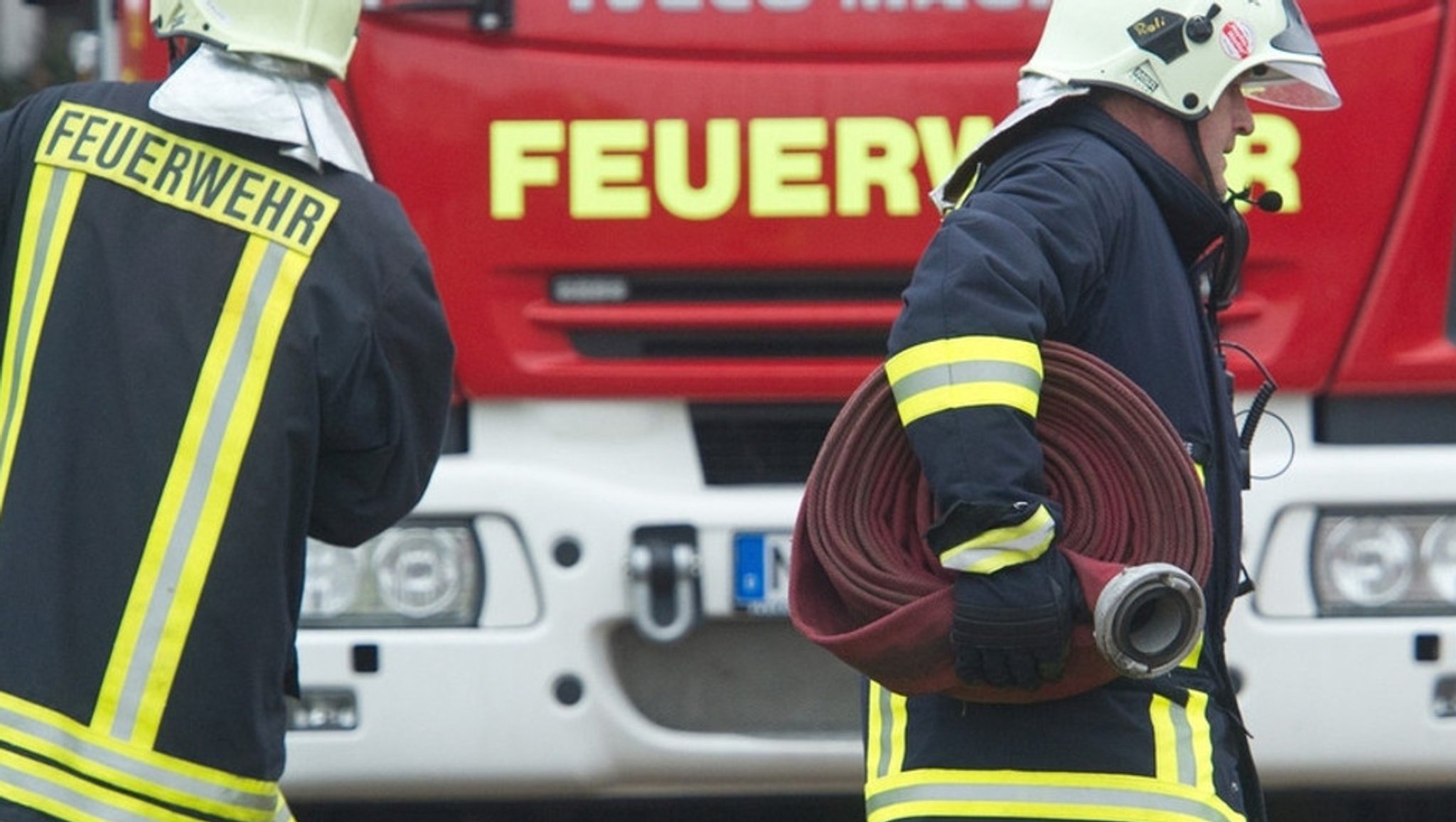 Feuerwehrmänner im Einsatz