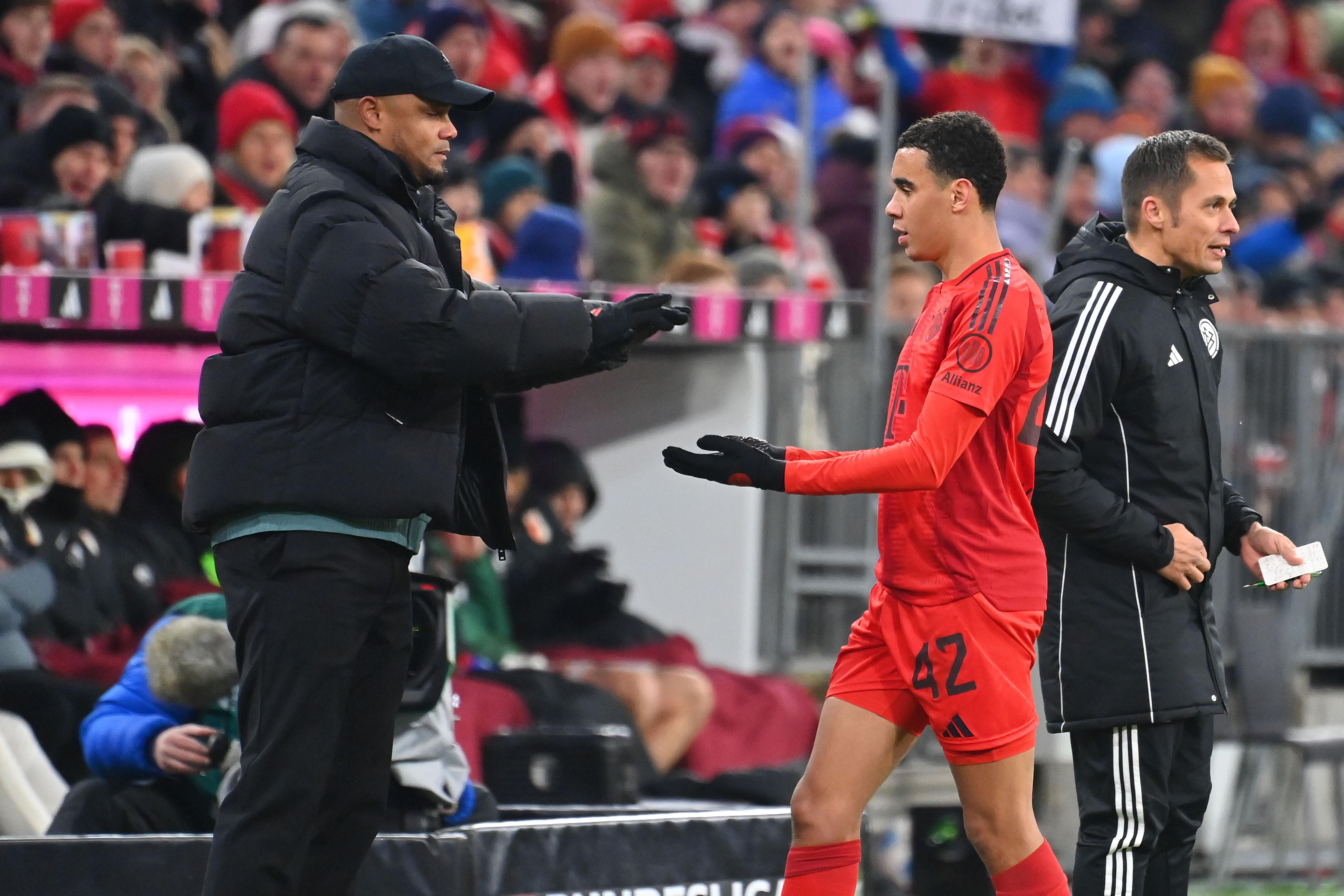 Vincent Kompny und Jamal Musiala 