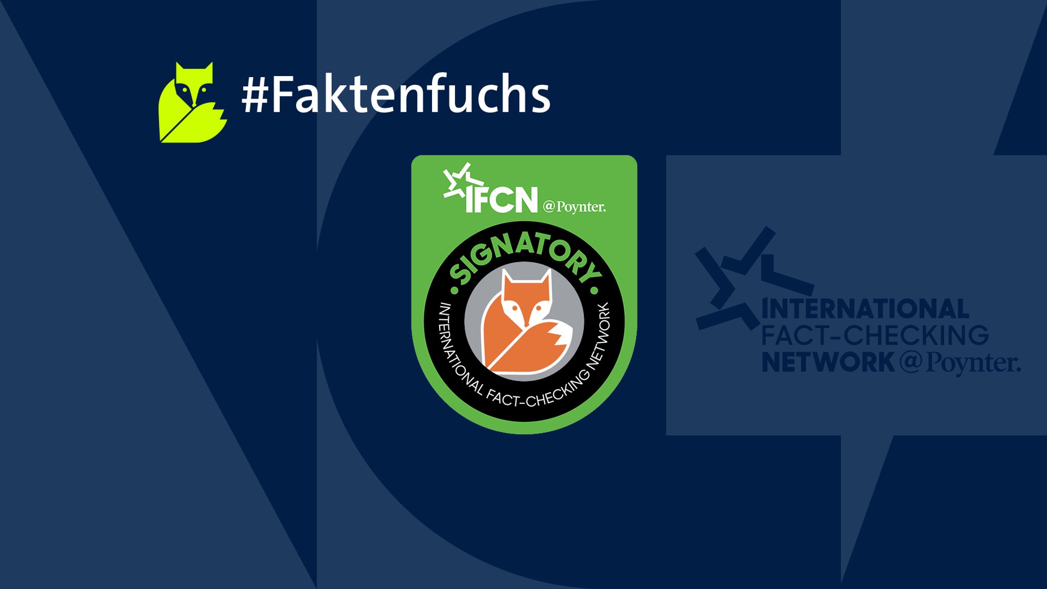 Der BR24 #Faktenfuchs bleibt Mitglied im International Fact Checking Network (IFCN)