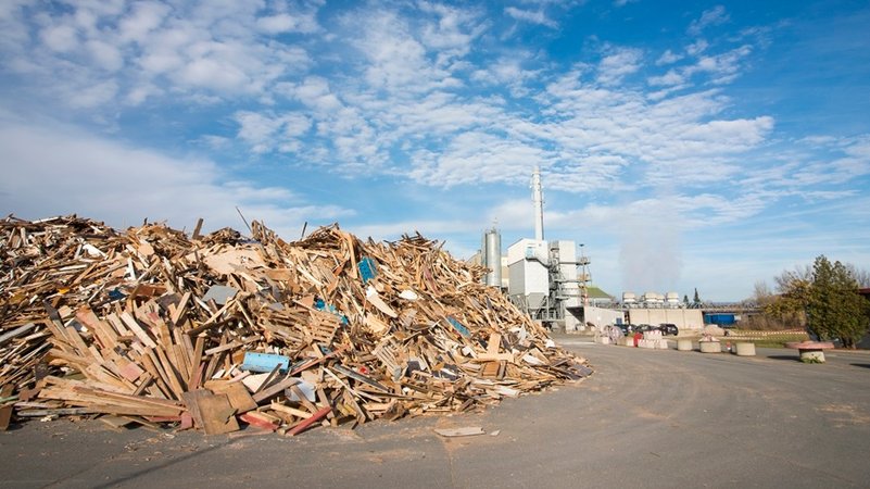 Das Biomassekraftwerk Zapfendorf im Landkreis Bamberg. | Bild: Veolia Das Biomassekraftwerk Zapfendorf im Landkreis Bamberg.
