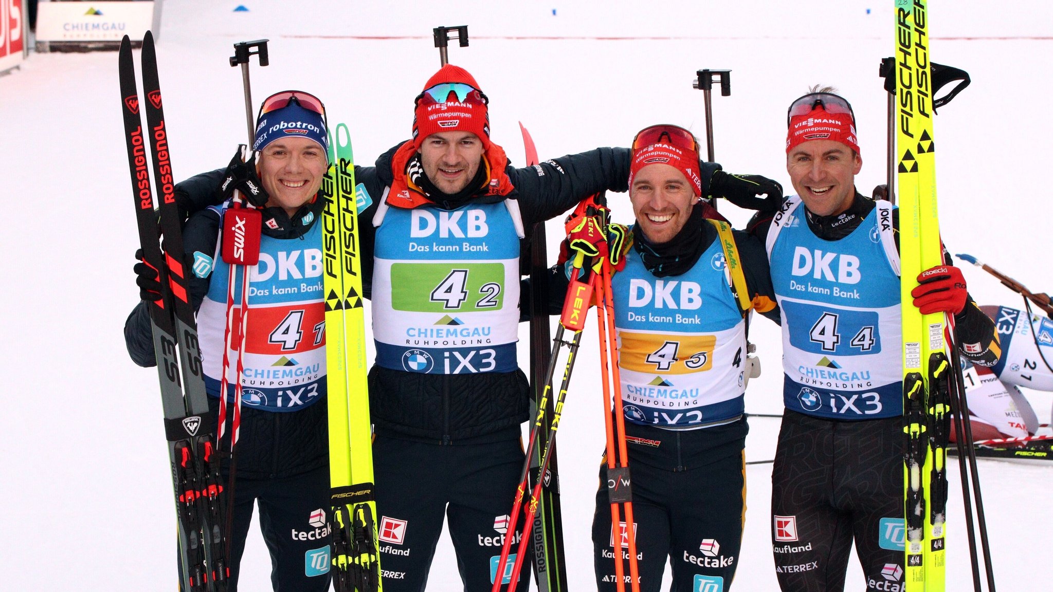 Deutsche Biathlon-Staffel Ruhpolding
