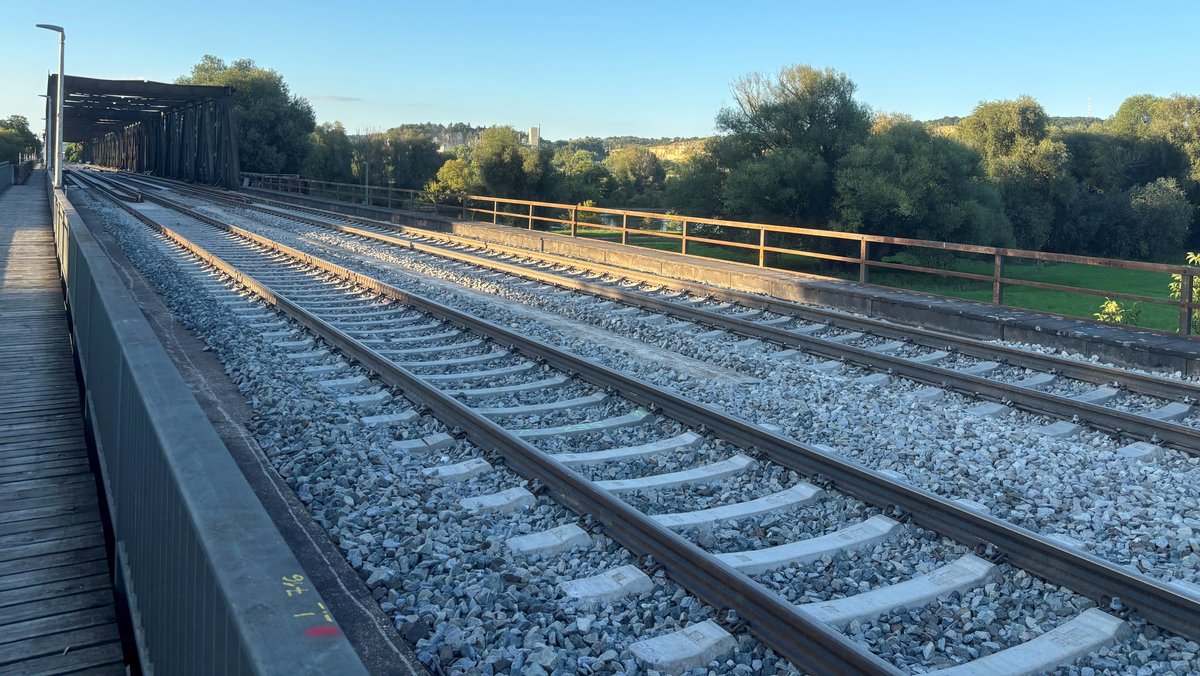 Zwischen Regensburg und Schwandorf fahren wieder Züge