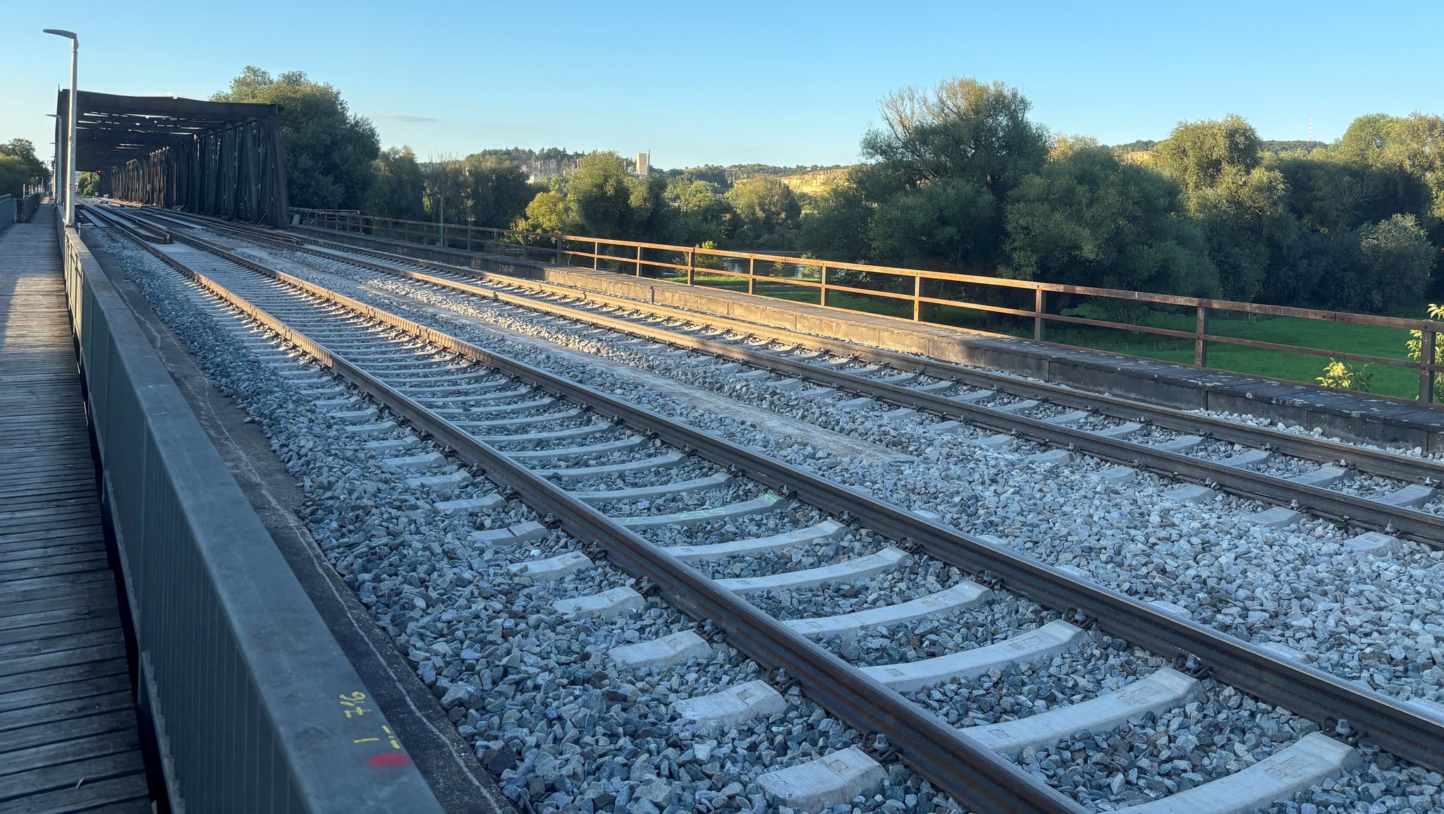 Zwischen Regensburg und Schwandorf fahren wieder Züge