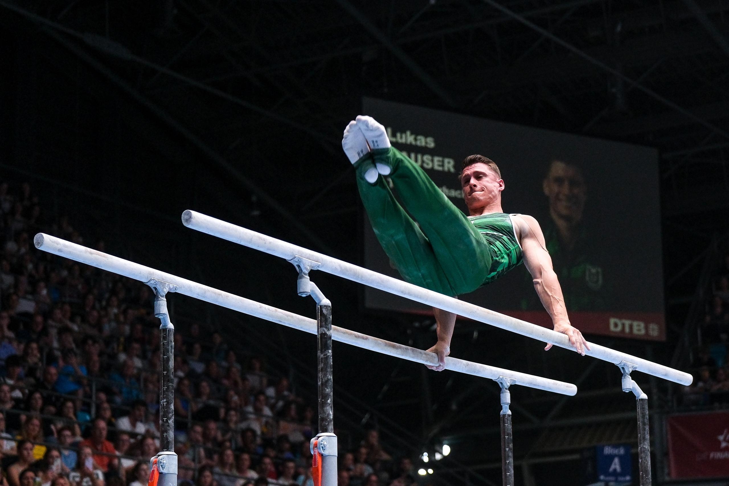 Lukas Dauser am Barren