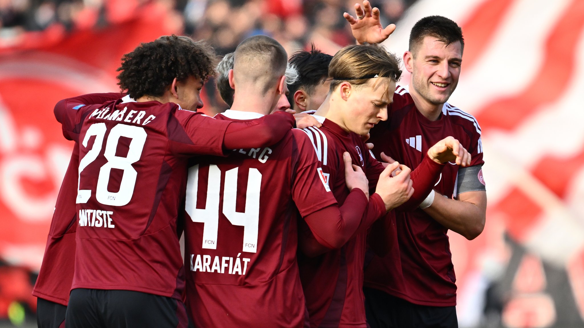 Jubel beim 1. FC Nürnberg