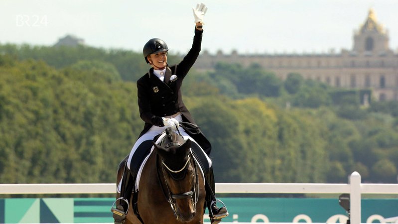 Doppel-Olympiasiegerin im Dressurreiten: Jessica von Bredow-Werndl | Bild: BR Doppel-Olympiasiegerin im Dressurreiten: Jessica von Bredow-Werndl
