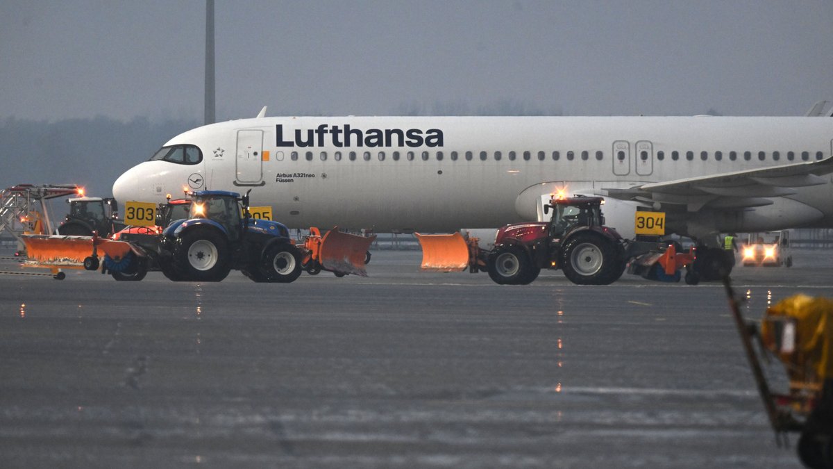 Wetter-Chaos: Rund 100 Flüge am Flughafen München abgesagt 